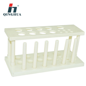 Soporte para tubos de ensayo de 9 orificios Qinghua J02306, soporte multifuncional de plástico para tubos de ensayo para laboratorios de química de escuelas secundarias, enseñanza - Product Image 2