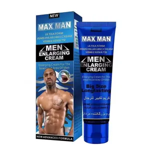 Venta al por mayor más popular de uso diario cuerpo Natural Max hombre crema de masaje para pene bomba hombres cuerpo relajación masaje Gel pareja sexo