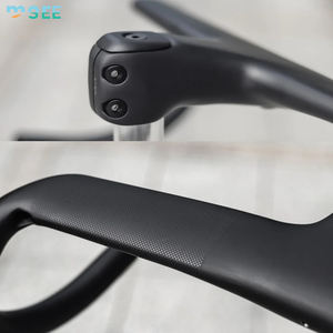 SeeMoree-Manillar de Fibra de Carbono para <span class=keywords><strong>Bicicleta</strong></span> de Carretera, Accesorio UD Mate de 28,6mm Integrado - Product Image 6