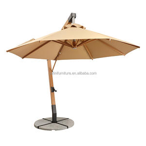 Patio Paraguas al aire libre Ocio moderno Sombrilla Aleación de aluminio Resorts Paraguas romano Muebles de piscina - Product Image 5