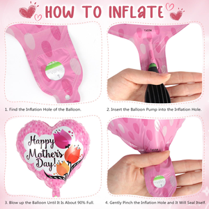 Globos de Aluminio en Forma de Corazón de 18 Pulgadas Personalizados para el Día de San Valentín, Aniversario, con Impresión de Te Amo, Globos para Decoración de Fiestas - Product Image 2