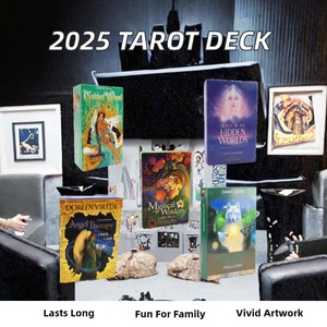 Kartu <span class=keywords><strong>Tarot</strong></span> Kertas Permainan Papan Ramalan Keluarga Lucu Grosir Gaya Terbaru 2025 - Product Image 2