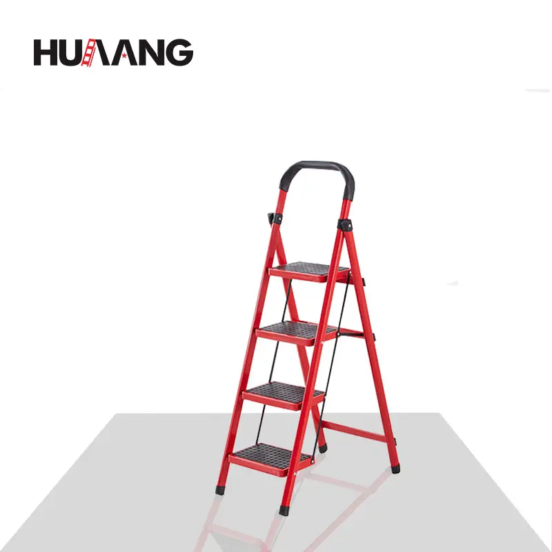 High Quality Adjustable Step Stairs Stool Security Aluminium Ladder Step Ladder Foldable Lightweight Step Stool For Kids