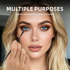 מברשות איפור מקצועיות לעיניים בסיטונאות, סט מברשות איפור לצלליות, 3 סוגי ראשי מברשות, אריזה עם לוגו בהתאמה אישית - Product Image 2