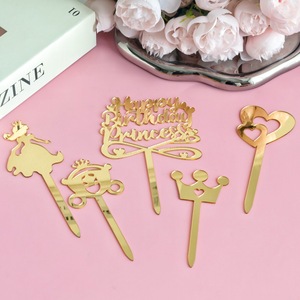 Adorno de Pastel de Acrílico con Diseño de Princesa y Miel, Decoración para Fiesta de Cumpleaños para Niñas - Product Image 2