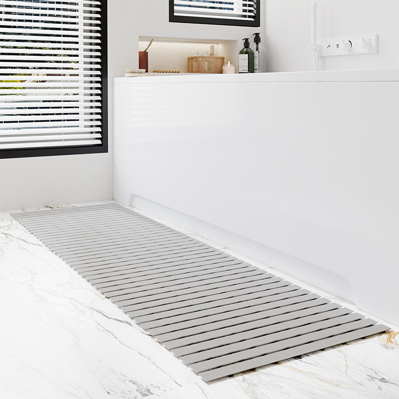 Alfombra de ducha compuesta - Gris