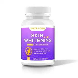 Costom Skin Whitening Capsules Female Whitening Anti-aging Supplement Collagen Glutathione Vitamine C Capsule for Skincare