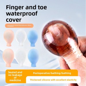Coperture Protettive Riutilizzabili <span class=keywords><strong>in</strong></span> <span class=keywords><strong>Silicone</strong></span> per Dita di Mani e Piedi, Impermeabili, Universali, per Tagli e Bagno, <span class=keywords><strong>in</strong></span> Bianco/Blu/Giallo - Product Image 5