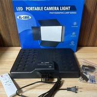 Kit d'éclairage vidéo LED RL1800 17'' avec trépied 2,1 m, panneau LED bicouleur 50W et télécommande pour vlogging, studio vidéo et éclairage doux
