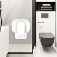 Tabouret de toilette pliable en gros, petit volume, installation simple, matériau UF antidérapant