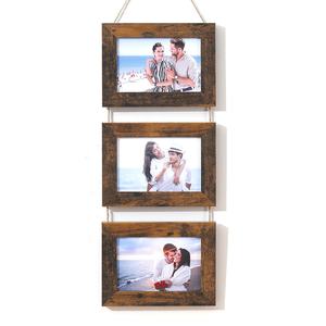 Cadre <span class=keywords><strong>photo</strong></span> personnalisé à double charnière pour usage domestique, cadre <span class=keywords><strong>photo</strong></span> double combiné pour <span class=keywords><strong>portrait</strong></span> familial de 6 pouces, cadeau commémoratif - Product Image 5