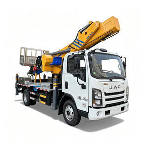 Camión con plataforma elevadora telescópica personalizada de China, 4x2, para reparación y mantenimiento de alumbrado público. - Product Image 1
