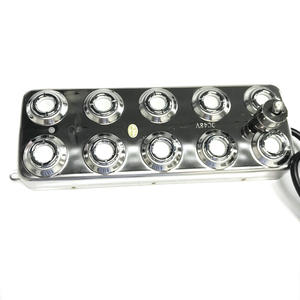 Nebulizzatore in acciaio inossidabile a 10 teste a ultrasuoni per alimentazione elettrica impermeabile per stagno e umidificatore da 5 kg/h per irrigazione idroponica - Product Image 3