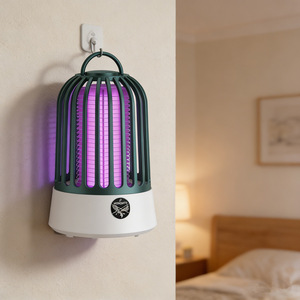 Electric <b>Mosquito</b> Killer Lamp 10x10x14cm Rechargeable LED Non Toxic Indoor Outdoor Bedroom Use - Product Image 2