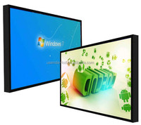 Moniteur lcd industriel de 49 pouces lisible à la lumière du soleil tablette Android affichage face à la fenêtre panneau de menu numérique vertical