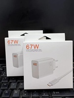 Chargeur Turbo 67W à Vente Chaude 2024, Adaptateur de Charge Rapide, Câble USB Type-C, Chargeur Gan, Prise USB pour Xiaomi 9 10 Pro11 Ultra