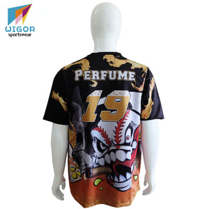 Premium 3D-Druck Hot Sale Team Jersey Coolmax Stoff Slow Pitch Softball Jersey - Product Image 4