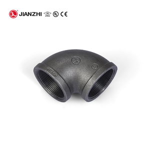Jianzhi <span class=keywords><strong>Mi</strong></span> accesorios agua caliente para baño Ms brida codo reductor camisetas hierro negro Gas Sch80 accesorios de tubería de hierro maleable - Product Image 3