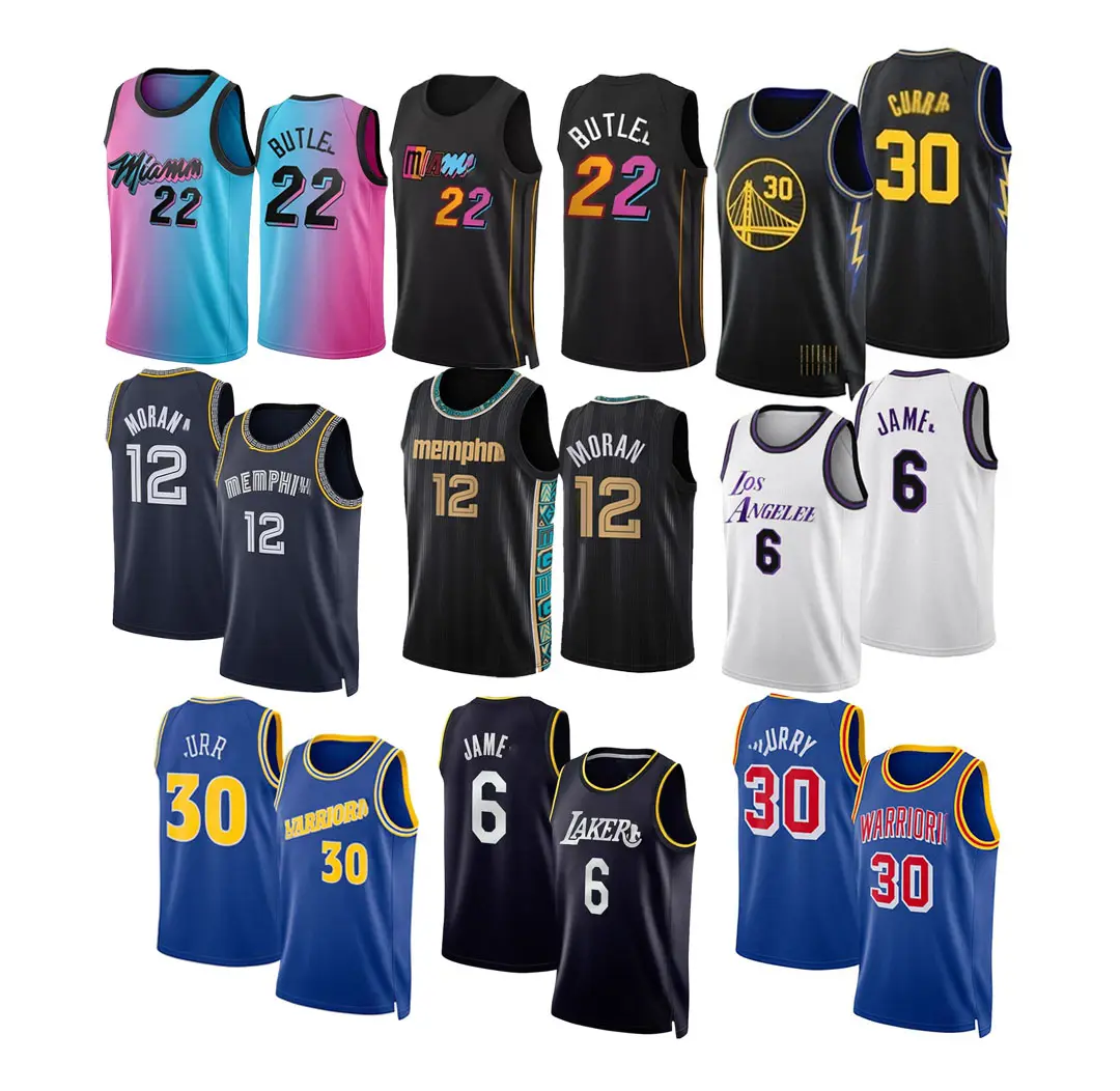 Gros Blanc des Jeunes Réversible Nbaing Personnalisé Uniformes de Basket-Ball Uniforme Sublimation Maillot de Basket-Ball Jersey