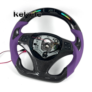 Volante de fibra de carbono estilo LED RPM morado para <span class=keywords><strong>BMW</strong></span> E90 <span class=keywords><strong>E60</strong></span> E61 E62 E63 E64 E88 E92 E91 E93 X3 M3 330i <span class=keywords><strong>330d</strong></span> 335i 318i M3 - Product Image 2