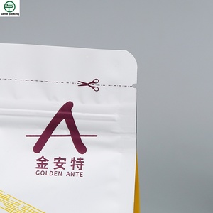 Hot Selling 8 Side Heat Seal Flat Bottom <b>Bags</b> Clear Window <b>Bread</b> Pouch Sealed With Eight Side - Product Image 6