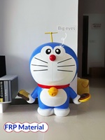 Estatua de Anime de Doraemon a Escala 1:1 y Modelo Coleccionable de Dorayaki para Sala de Estar