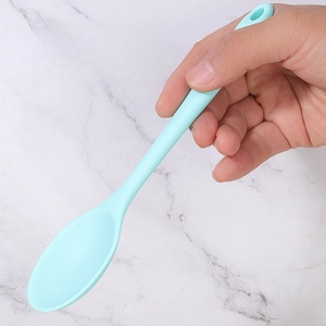 Cucchiaio per Bambini in <span class=keywords><strong>Silicone</strong></span> Morbido con Manico Lungo, Utensile da Cucina, 100 Pezzi, Sostenibile e Lavabile in Lavastoviglie - Product Image 5