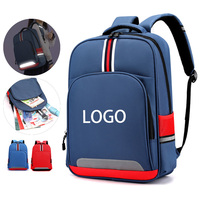 Mode vente chaude réfléchissant étudiant sacs d'école Logo personnalisé étanche sur voyage sport enfants sac à dos en gros
