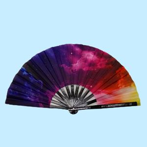 Éventail pliant en bambou de 33 cm, personnalisé, sculpté et peint, motif d'art populaire, décoration d'intérieur, cadeau d'affaires, styles promotionnels pour la vente en gros - Product Image 4