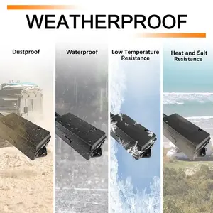 Fiação de Luz para Trailer Automotivo de 22 Pés com Conector de 4 Pinos e 5 Fios, Conector de Cobre, Fiação Plana de 4 Vias - Product Image 5