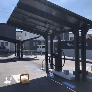 Cường độ cao năng lượng mặt trời công viên xe cài đặt cấu trúc năng lượng mặt trời PV carport gắn khung hệ thống năng lượng mặt trời carport cấu trúc - Product Image 2