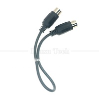 0,2m 1m 2m 3m Shielded MIDI-Verlängerungskabel (Stecker auf Stecker) mit 6-Pin-DIN-Stecker, PVC-Ummantelung für Keyboard, Mikrofon, Gitarre, DVD-Player, Monitor