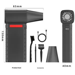 130000 RPM potente Turbo Mini ventilador fuerte limpieza de la <span class=keywords><strong>casa</strong></span> Handy Jet cocina al aire libre plumero de aire refrigeración Mini violento Turbo ventilador - Product Image 4