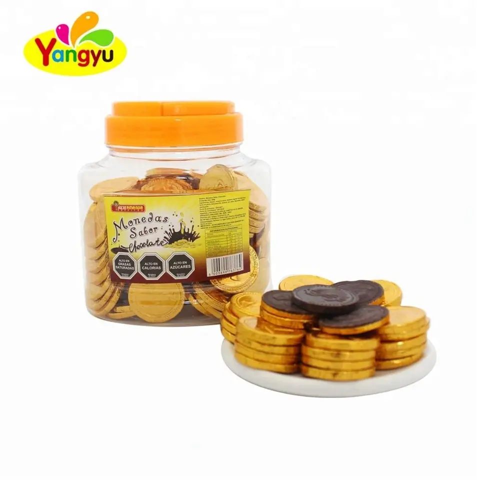 Высокое качество сладости шоколадная Золотая шоколадная монета оптом Золотая шоколадная Монета Производители