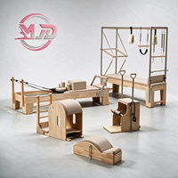 Ensemble complet de Pilates en chêne durable : Reformer, Cadillac, Table Trapèze, Chaise Wunda, Ladder Barrel, Correcteur de colonne vertébrale, Écologique, Commercial