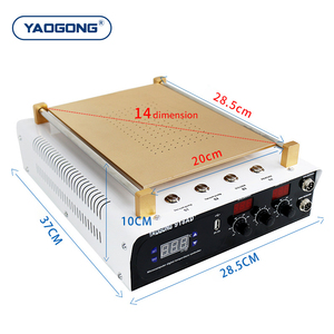 YAOGONG 918AD+ Separatore LCD a Vuoto 3 <span class=keywords><strong>in</strong></span> 1 per Riparazione Telefoni con Pompa Integrata, Pistola ad Aria Calda <span class=keywords><strong>e</strong></span> Stazione Saldante - Product Image 6