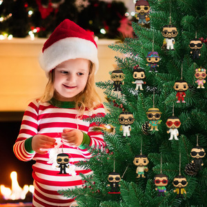 Bad Bunny <b>Advent</b> <b>Calendar</b> 2025 Funko <b>Pop</b> Style Christmas Tree Ornaments Hanging Decorations Gift - Product Image 4