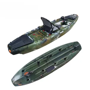 Дешевые Roto литые каяк HANDELI, пластиковые однопедальные рыболовные лодки для рыбалки, байдарки, гребные лодки