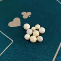 Boules de roulette en résine pour jeu de casino, taille standard, accessoires, roulement fluide, en stock, vente en gros