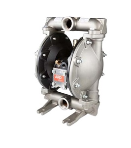 Pompe pneumatique auto-amorçante à double diaphragme en acier inoxydable 100 % originale et authentique pour le traitement des eaux usées - Product Image 1