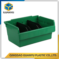 Bacs de rangement industriels en plastique robustes et recyclables pour entrepôt, petites pièces et quincaillerie
