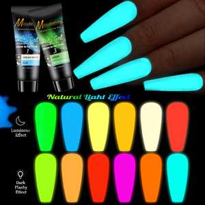 Grosir Label pribadi mendukung OEM/ODM baru 15g perpanjangan Gel Neon Kit Gel ekstensi - Product Image 6