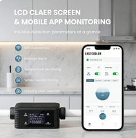 Détecteur intelligent de fuite d'eau avec WiFi, arrêt automatique, surveillance du débit et de la température en temps réel