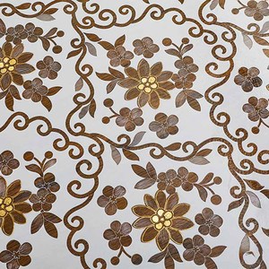 Bán buôn boen hoa mô hình pha lê Vinyl Khăn trải bàn trong suốt <span class=keywords><strong>PVC</strong></span> bảng vải - Product Image 3