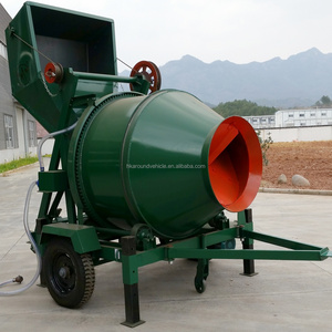 Mezcladora de Concreto con Tambor Reversible para Equipos de Construcción, con Motor Diésel y Tolva de Elevación con Cable de Acero Jzc350-DH - Product Image 2