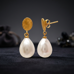 Pendientes de Plata de Ley 925 con Perlas y Piedras Preciosas para Hombre, Recién Llegados, Chapados en Oro de 18K, Acero Inoxidable, Hechos a Mano - Product Image 3