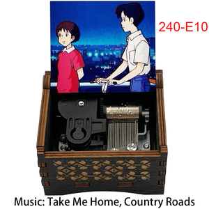 Carillon <span class=keywords><strong>in</strong></span> Legno 'Take <span class=keywords><strong>Me</strong></span> Home Country Roads' a 18 Note con Movimento a Carica Manuale, Souvenir Speciale per Amici e Famiglia, Regalo di Natale - Product Image 3