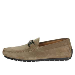 Mocassins pour hommes 1050 bleus en daim, chaussures bateau confortables à enfiler, pour usage quotidien - Product Image 1