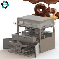 Ligne d'enrobage automatique de chocolat GUSU 400 mm en acier inoxydable pour biscuits, gaufrettes, gâteaux 2026