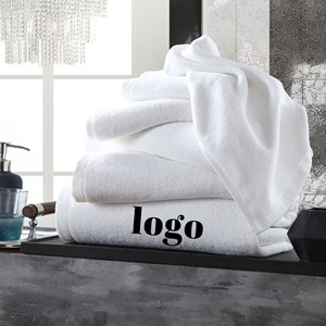 Peluquería Salón Bordado Logo Mano Cara Toalla Hotel Lujo Spa Algodón Terry Juego de toallas de baño - Product Image 5